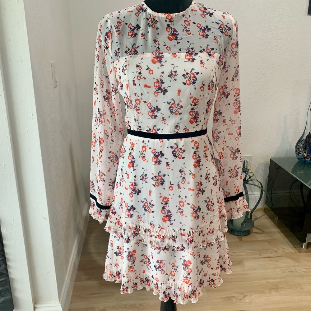 Lulus Pretty Floral Tiered Dress